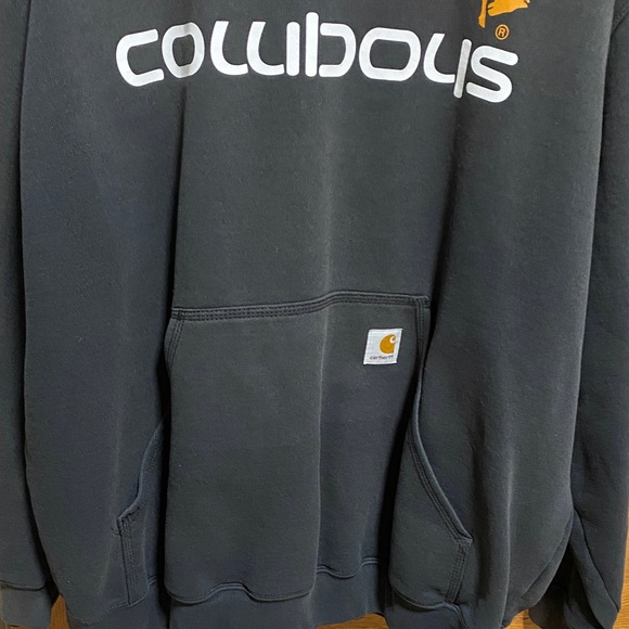 Carhartt Dark Gray Wyoming Cowboys Hoodie - Picture 4 of 4